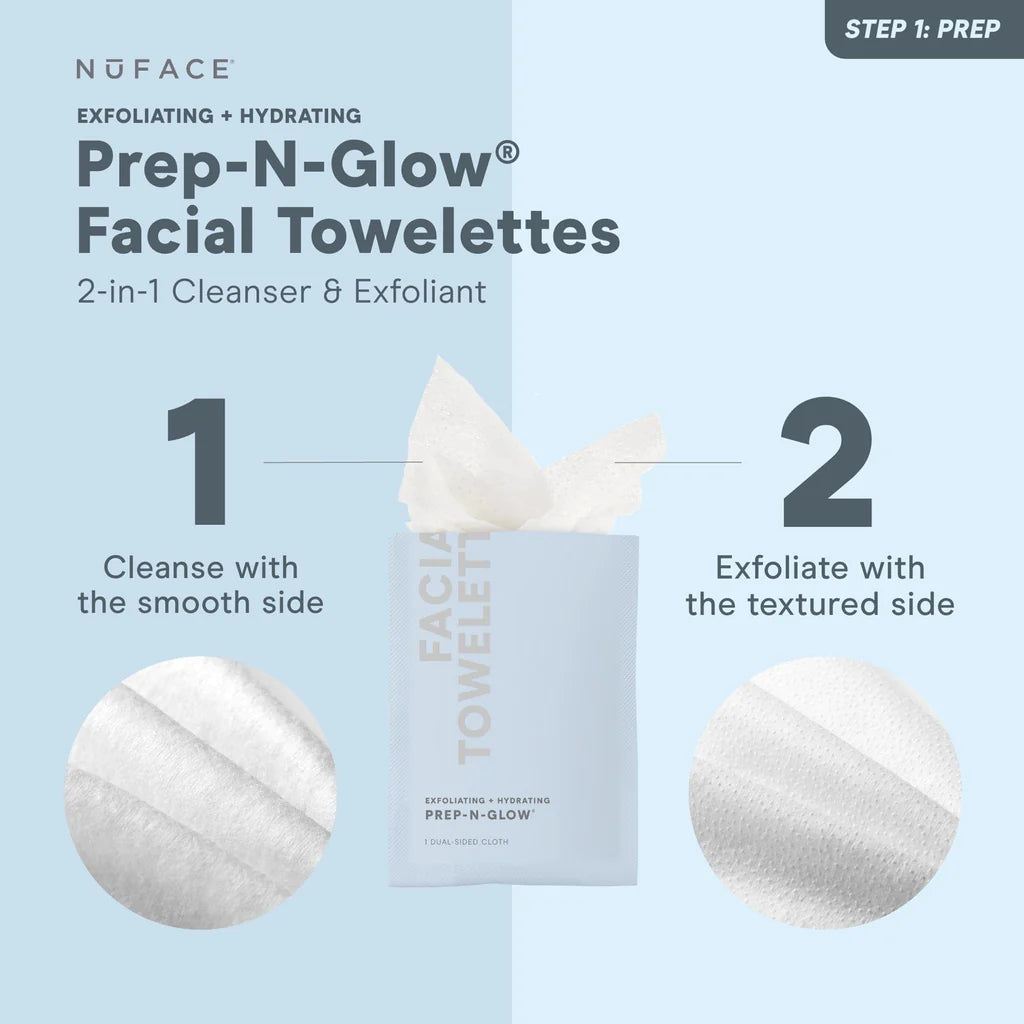 Prep-N-Glow | Facial Towelette | NuFace