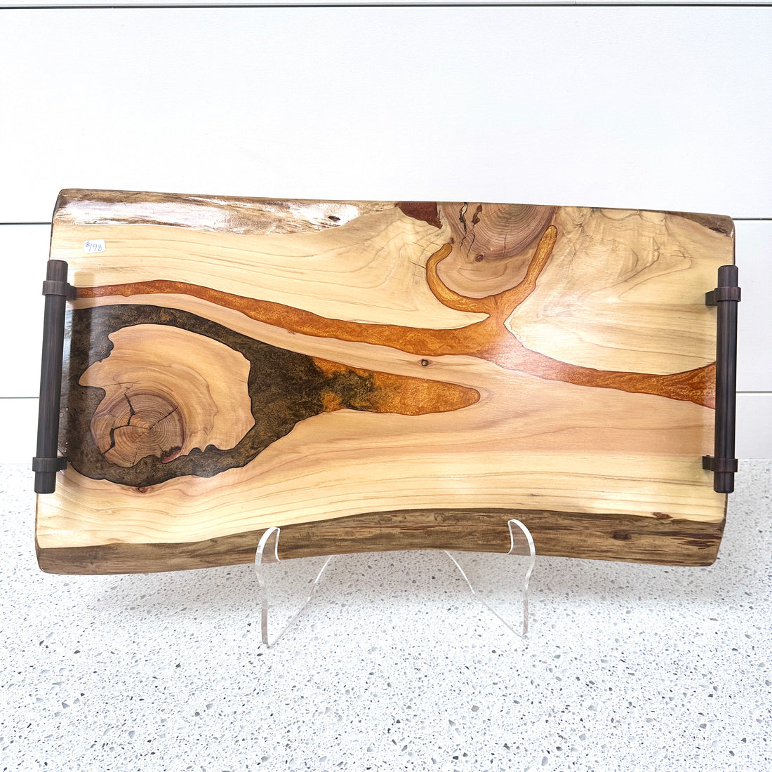 Custom Made Resin Charcuterie Board | Serving Tray 23&quot;/12&quot;