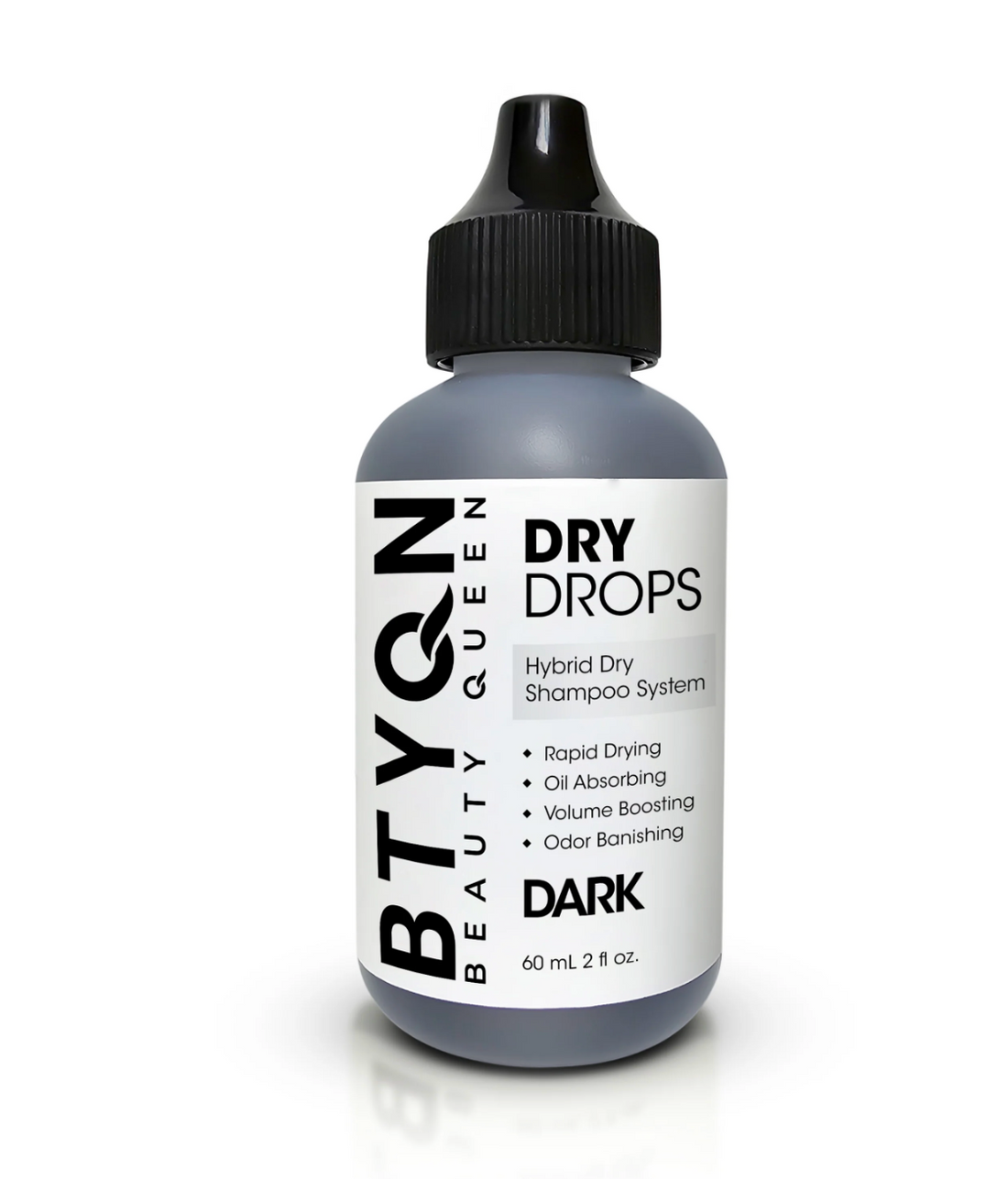 BTYQN Dry Drops | Dark | Hybrid Dry Shampoo System