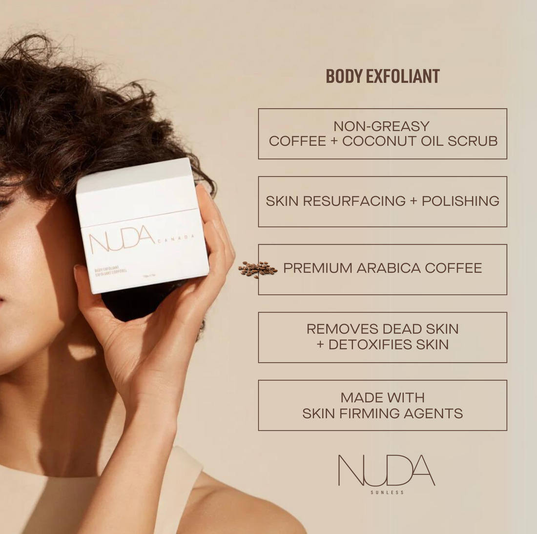 NUDA BODY EXFOLIANT| Pre-care Tanning