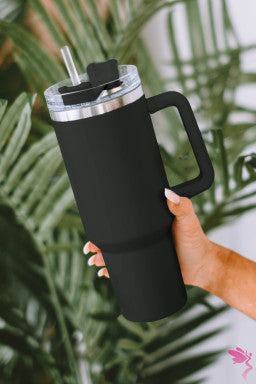 Black 304 Stainless Steel Double Insulated Cup 1200ML