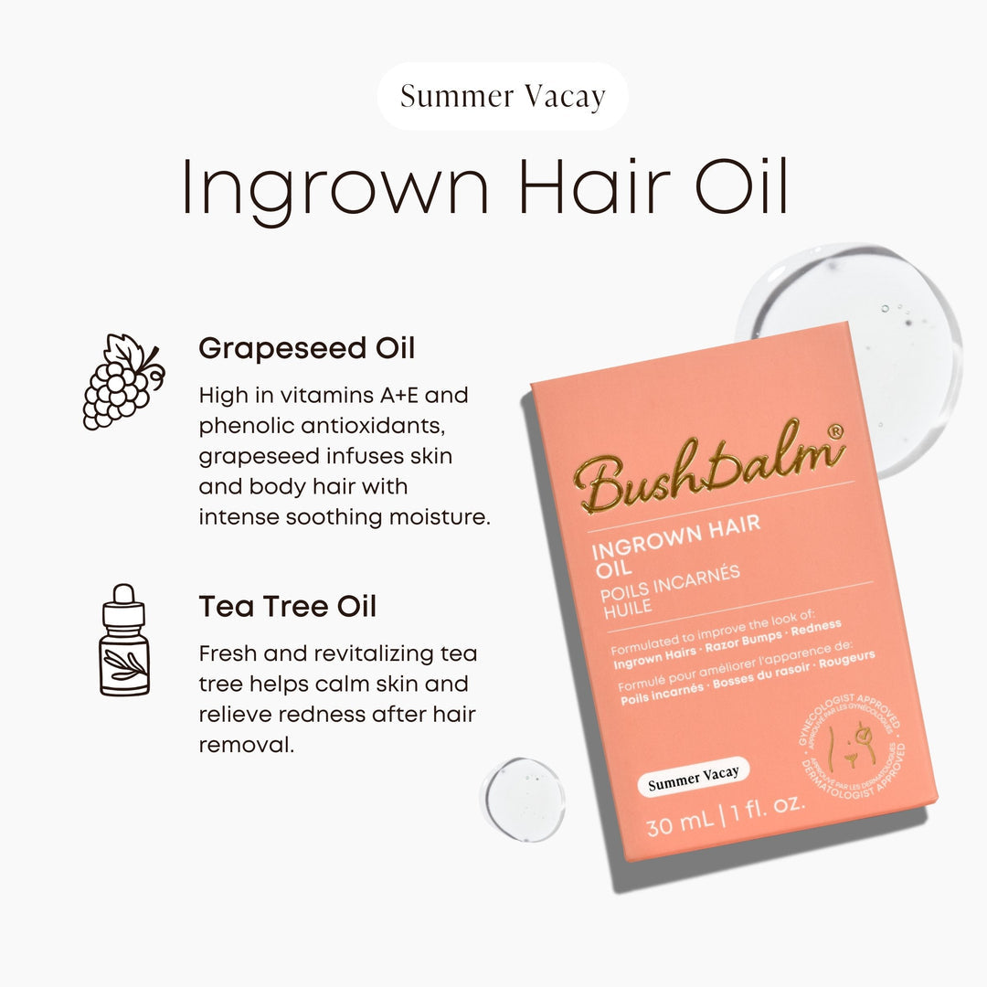 Summer Vacay | Ingrown Hair Oil | Soothes &amp; Softens
