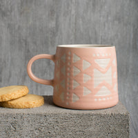 Pink Imprint Mug | Danica Studios